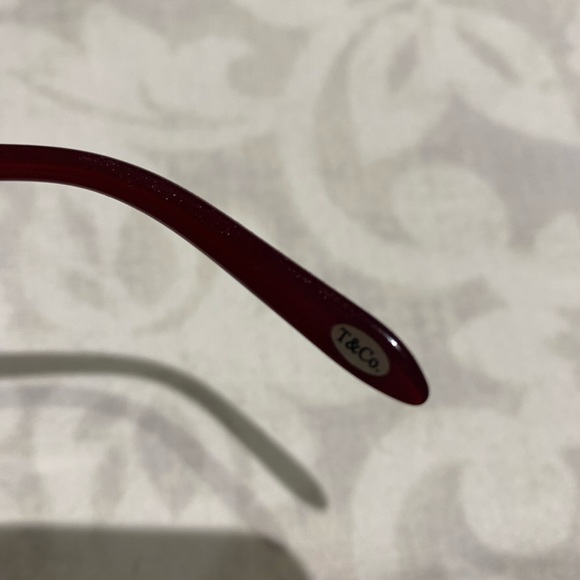 Authentic Tiffany Eyeglass Frames maroon - Picture 5 of 5